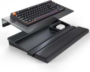 Tilted Keyboard Stand w/Wrist Rest&...