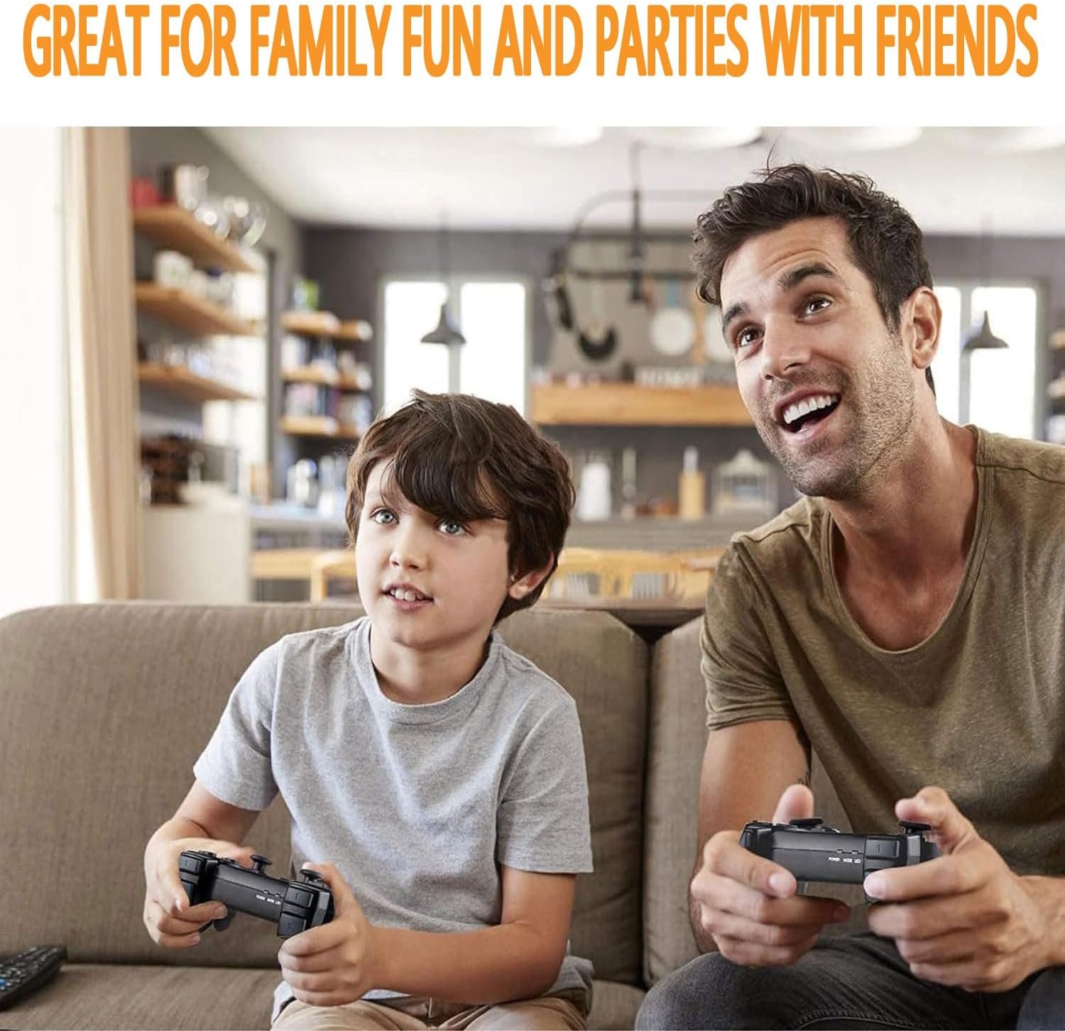 Retro Game Console,Wireless Retro Game Stick with 20,200+ Built-in Games, HDMI Output, Plug & Play, 2.4G Wireless Gamepads, Ideal for Family & Friends Entertainment - Image 4