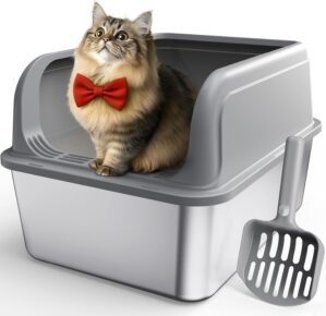 Stainless Steel Cat Litter Tray ...