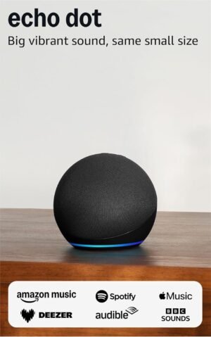 Echo Dot (Newest gen) | Big vibrant...