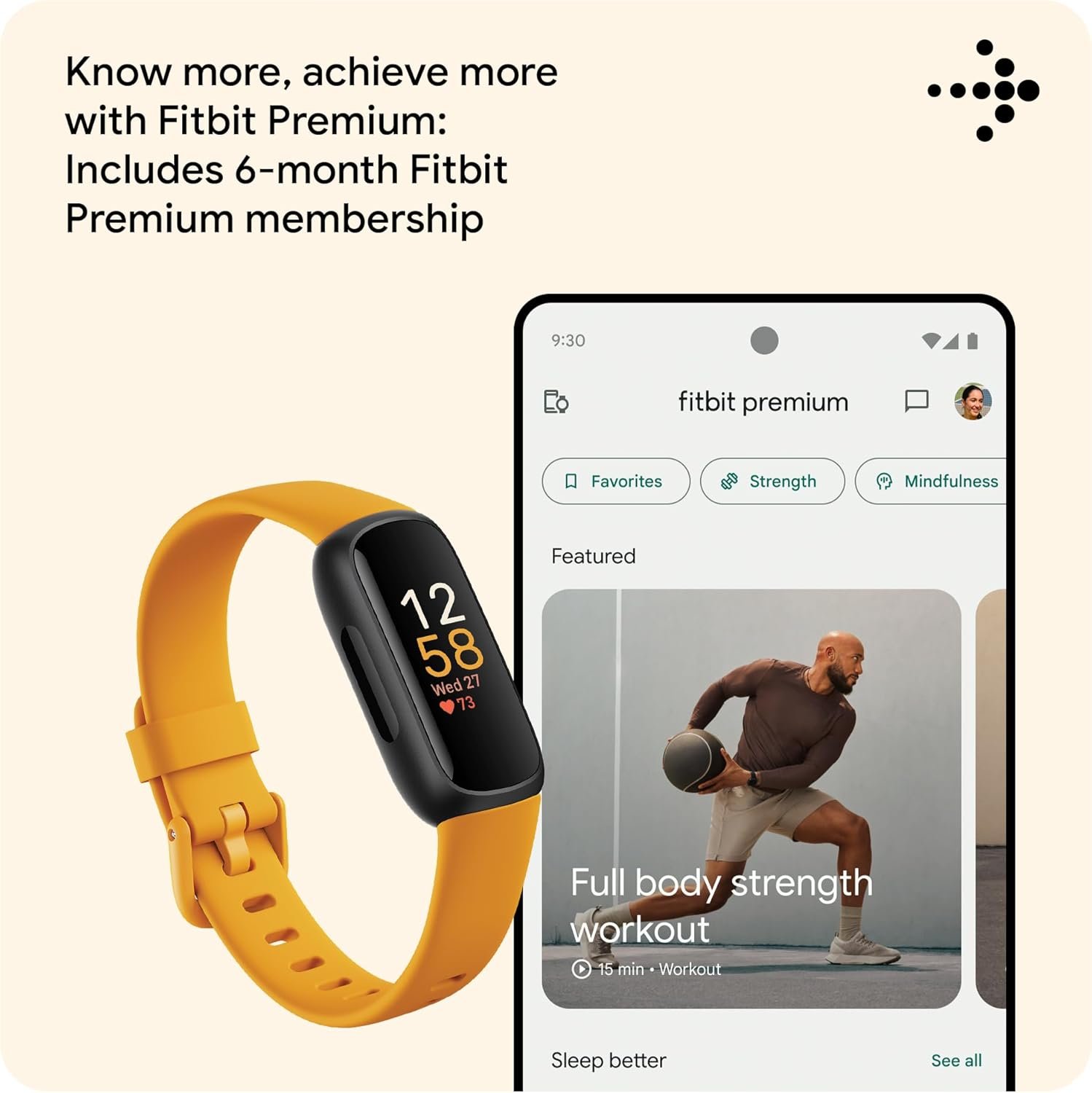Google Fitbit Inspire 3 Activity Tracker with 6-months Premium Membership Included, up to 10 days battery life and Daily Readiness Score - Image 9