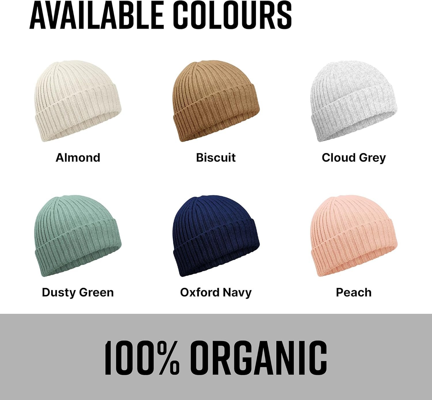 Beechfield B341 Kids Organic Cotton Beanie - Image 5