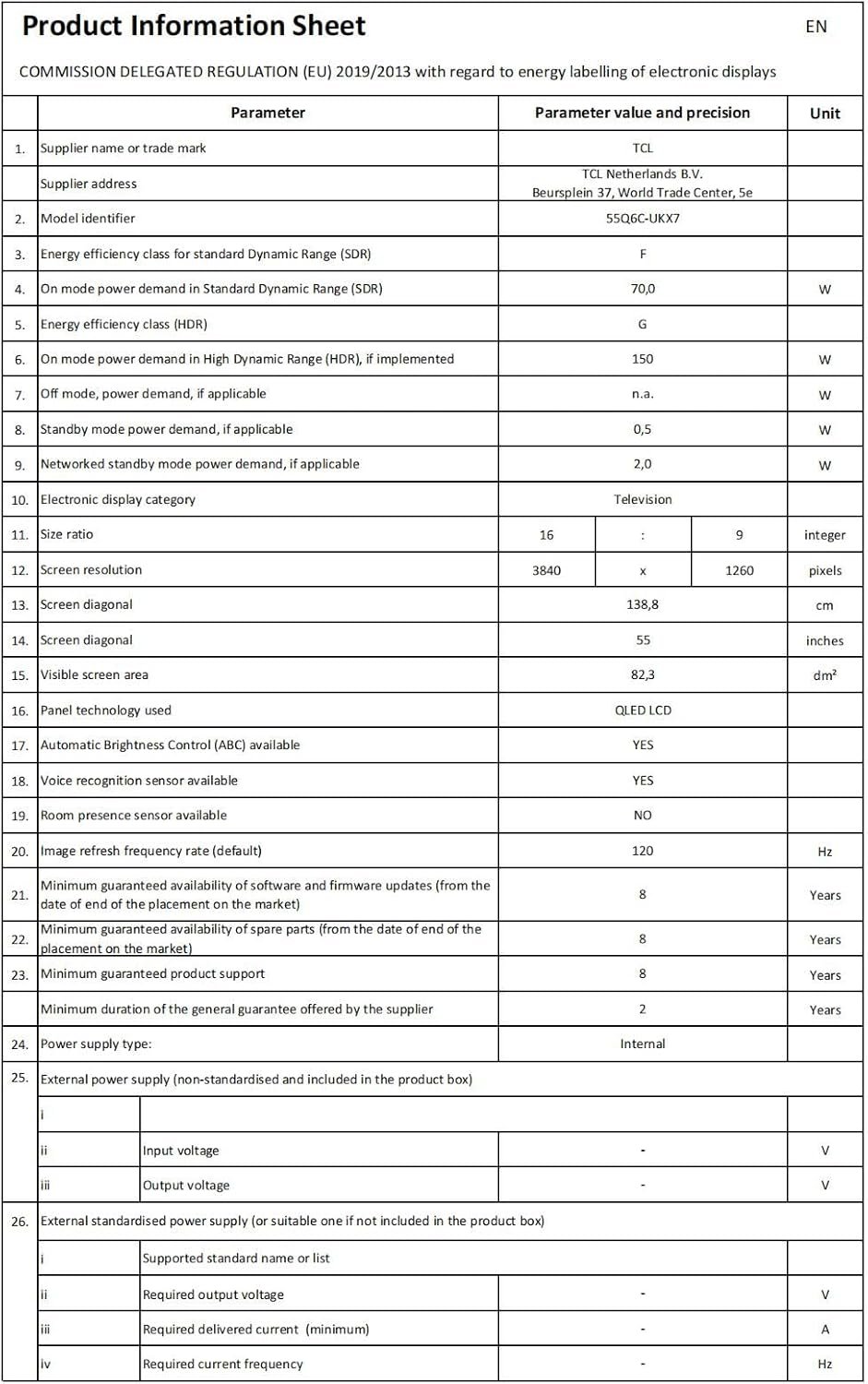 TCL 55Q6C-UK QD-Mini LED TV, 4K HDR Premium 1000nits, Smart TV Powered by Google TV (Dolby Vision IQ & Atmos, Onkyo 2.1 Sound System, 144Hz Motion Clarity Pro, 2025 Model) - Image 15
