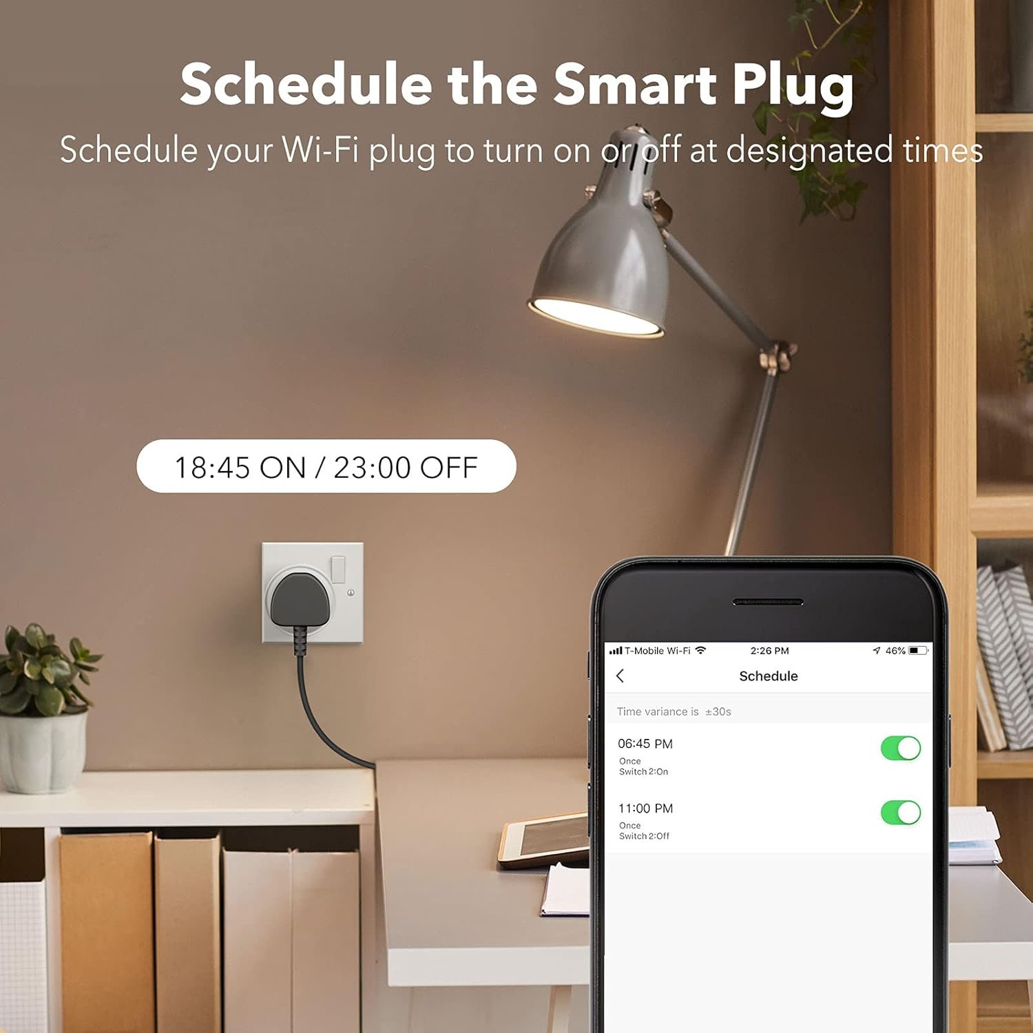 HBN Smart Plug WiFi Socket Work with Alexa Echo and Google Home, Smart Timer Plug, No Hub Required, 2.4Ghz Only (13A/3120W,4 Pack) - Image 3