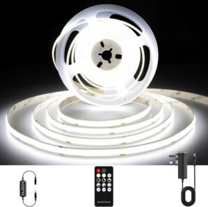 COB LED Strip Lights 5m, 6000K Dayl...