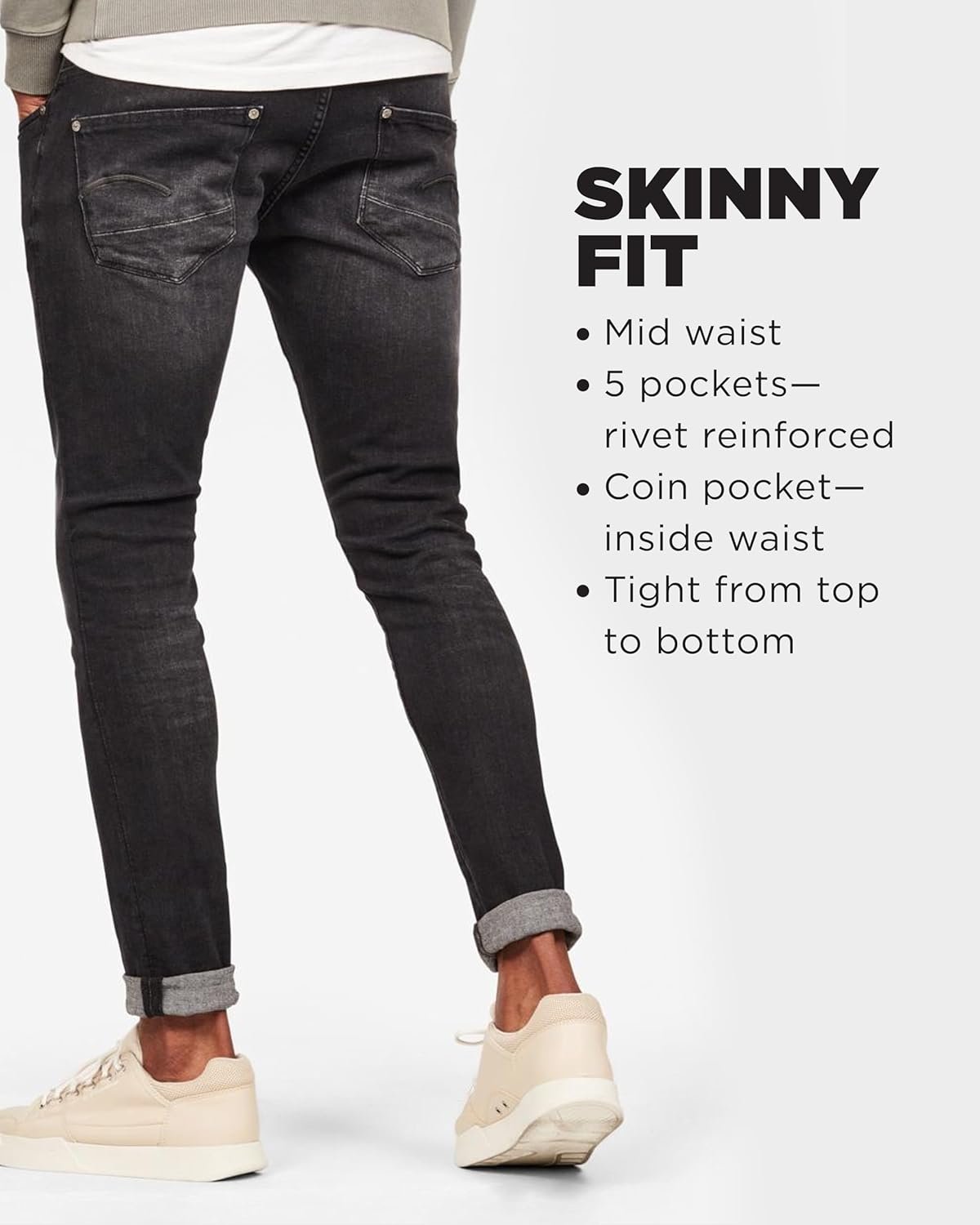 G-Star Men's Revend Skinny - Image 4