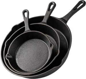 nuovva Pre-Seasoned Cast Iron Skill...