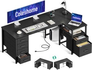 Coleshome Computer Corner Desk with...