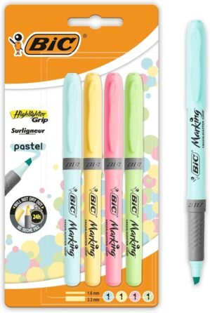 BIC Highlighters Pastel Colours ...