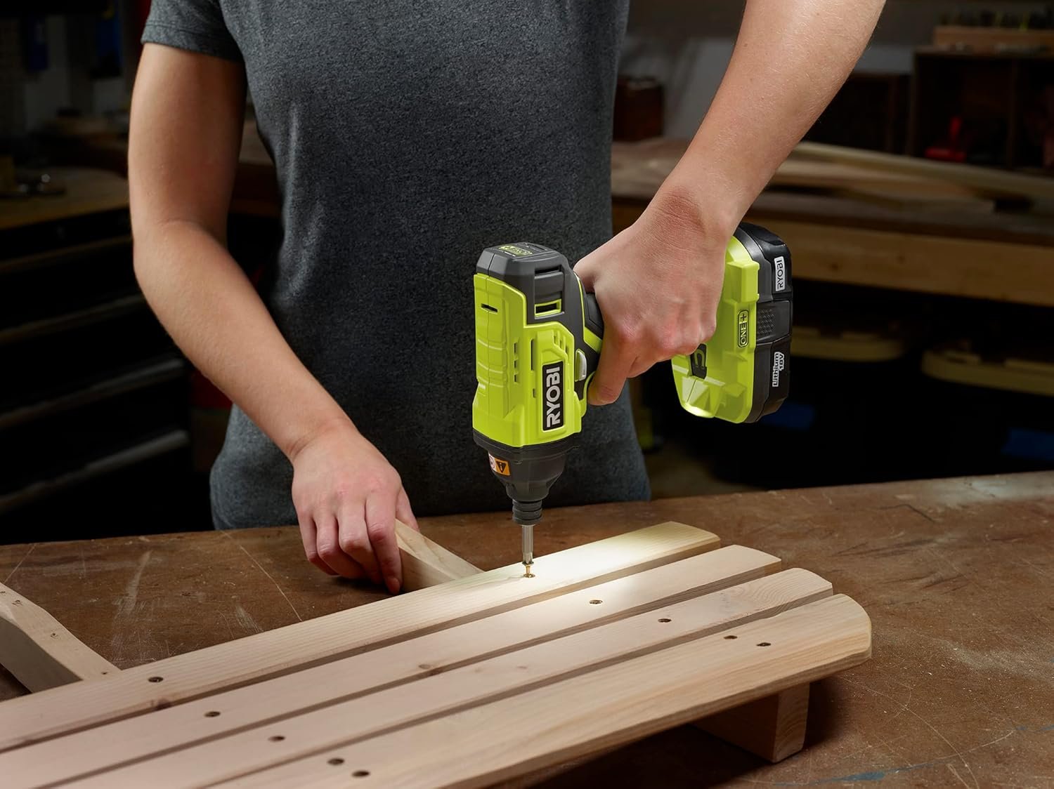 Ryobi RCK182M-140S 18V ONE+ Impact Driver and Circular Saw Kit (1 x 4.0 Ah) - Image 2