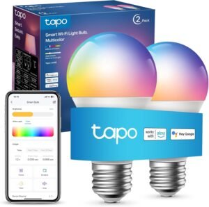 Tapo L530E (2-Pack) E27 Smart Bulb,...