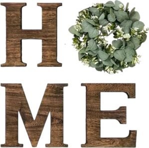 Home Sign Wall Decor, Farmhouse Woo...