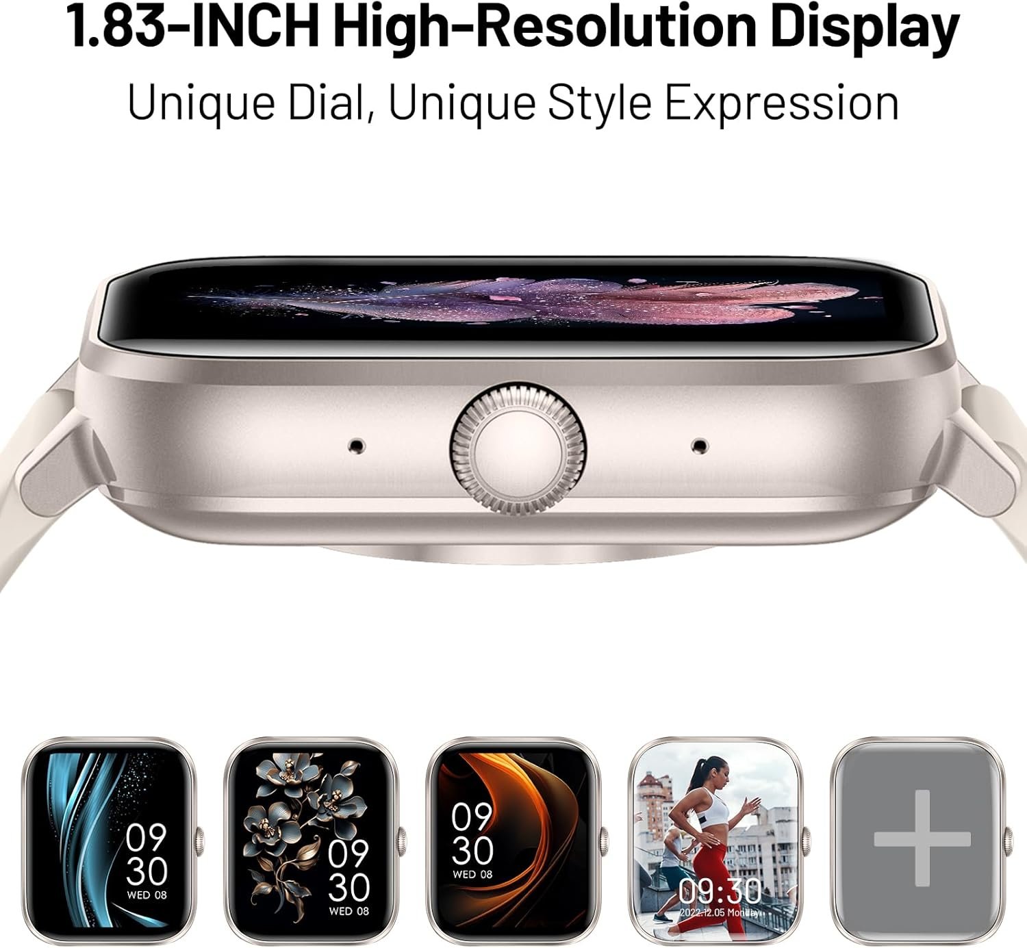 Smart Watch for Men Women Answer/Make Calls, 1.83" HD Touch Screen Fitness Watch with Heart Rate/Sleep Monitor, Step Counter, 123+ Sports Activity Trackers, IP67 Waterproof Smartwatch for Android iOS - Image 2