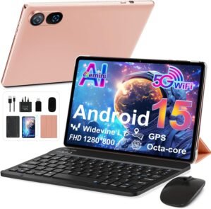 YESTEL Tablet 10 Inch Android 15 wi...