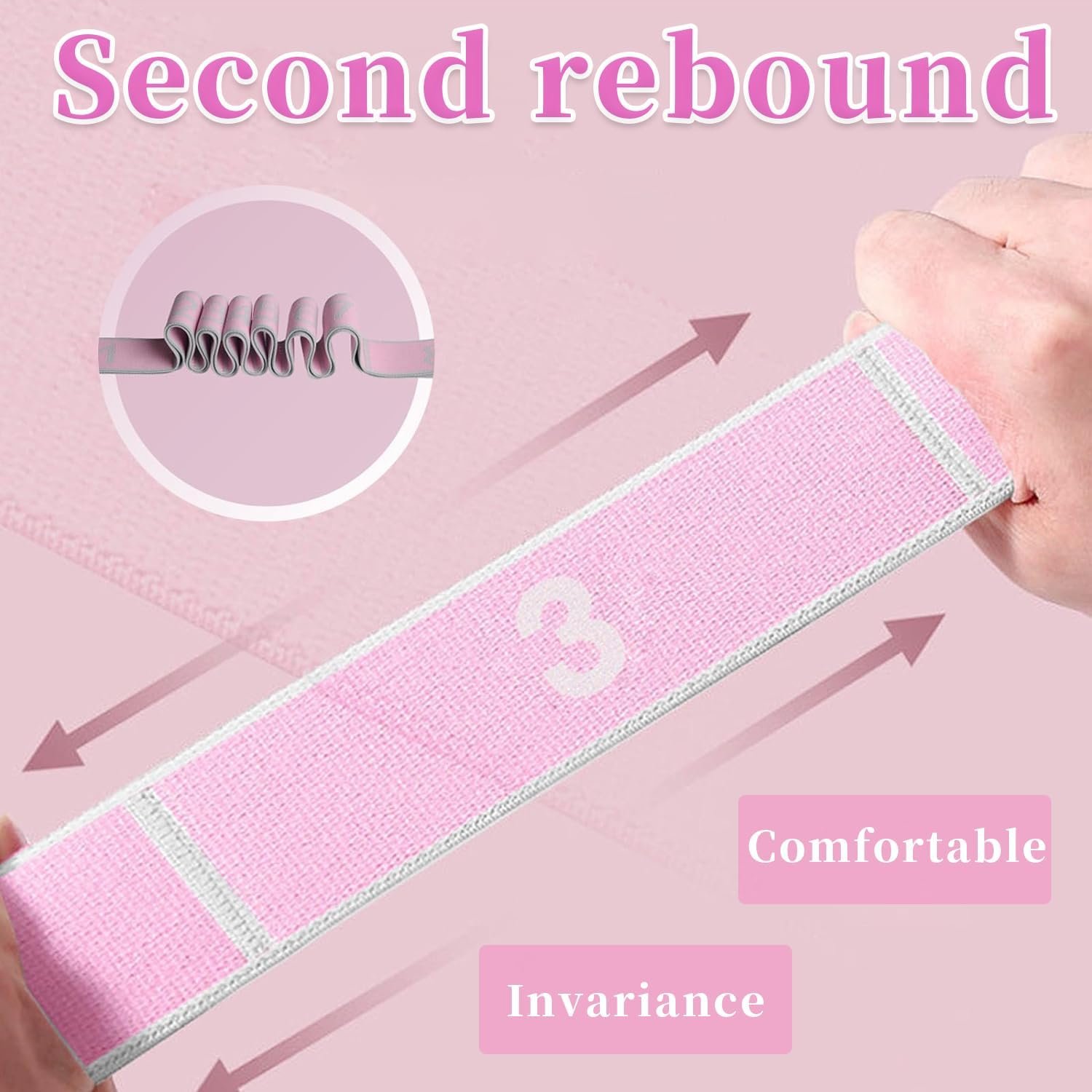 Stretch Strap,Kids Stretch Band,Resistance Bands for Gymnastics Training,Yoga,latin Exercise Trainer - Image 2