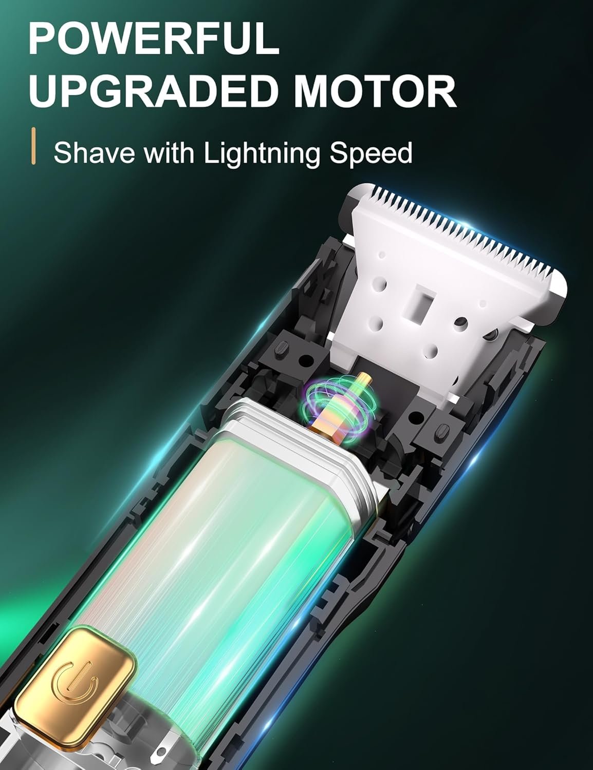 Body Trimmer Men 3 in 1, Pubic & Ball Trimmer Man IPX7 Waterproof, Rechargeable Body Shavers for Men with 2 Combs, Painless Nose Hairs Trimmer for Man,Wet & Dry - Image 4