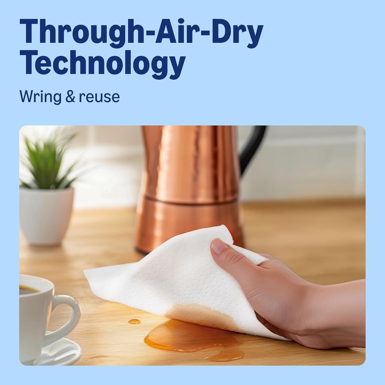 by Amazon Ultra Absorbent TAD Kitchen Roll, 4 Rolls (Pack of 1), 51 Sheets per Roll, FSC Certified - Image 4