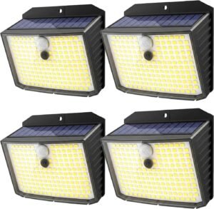 CLAONER Solar Security Lights Outdo...