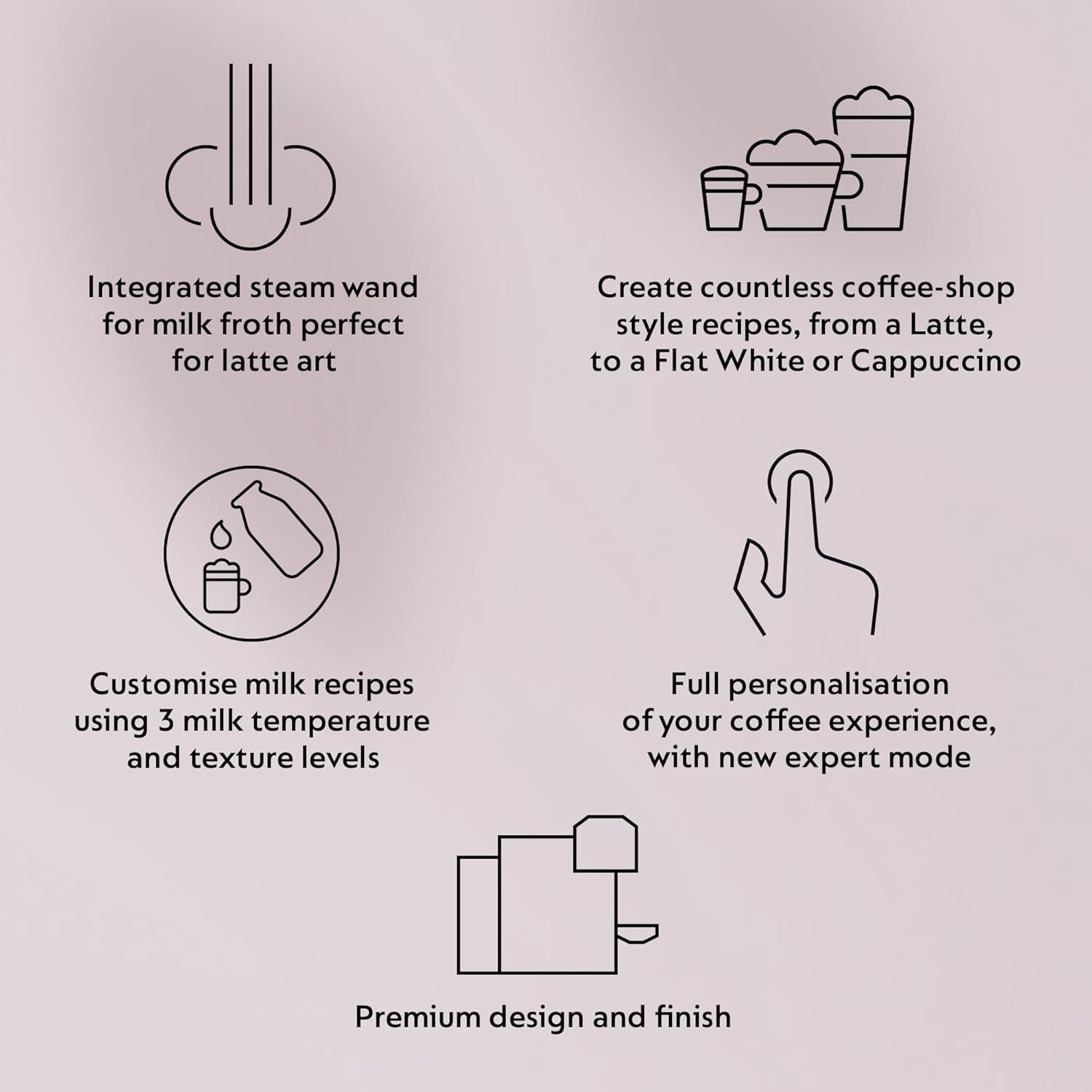 Nespresso - Vertuo Creatista Capsule Coffee Machine with Milk Frother Wand for Cappuccino, Flat White and Espresso by Sage, Brushed Stainless Steel - Image 3