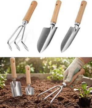 3 Pcs Garden Tools Set, Gardening P...