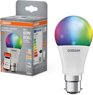 OSRAM SMART+ RGBW, B22d LED Lamp wi...