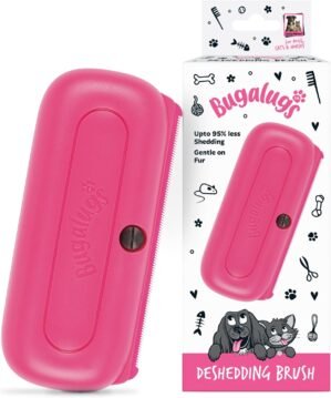 Bugalugs Deshedding Brush for Dogs,...