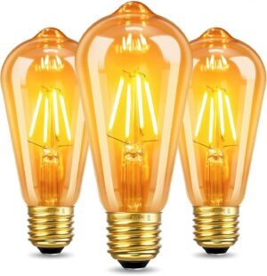 SCNNC Vintage LED Bulb Filament ST6...