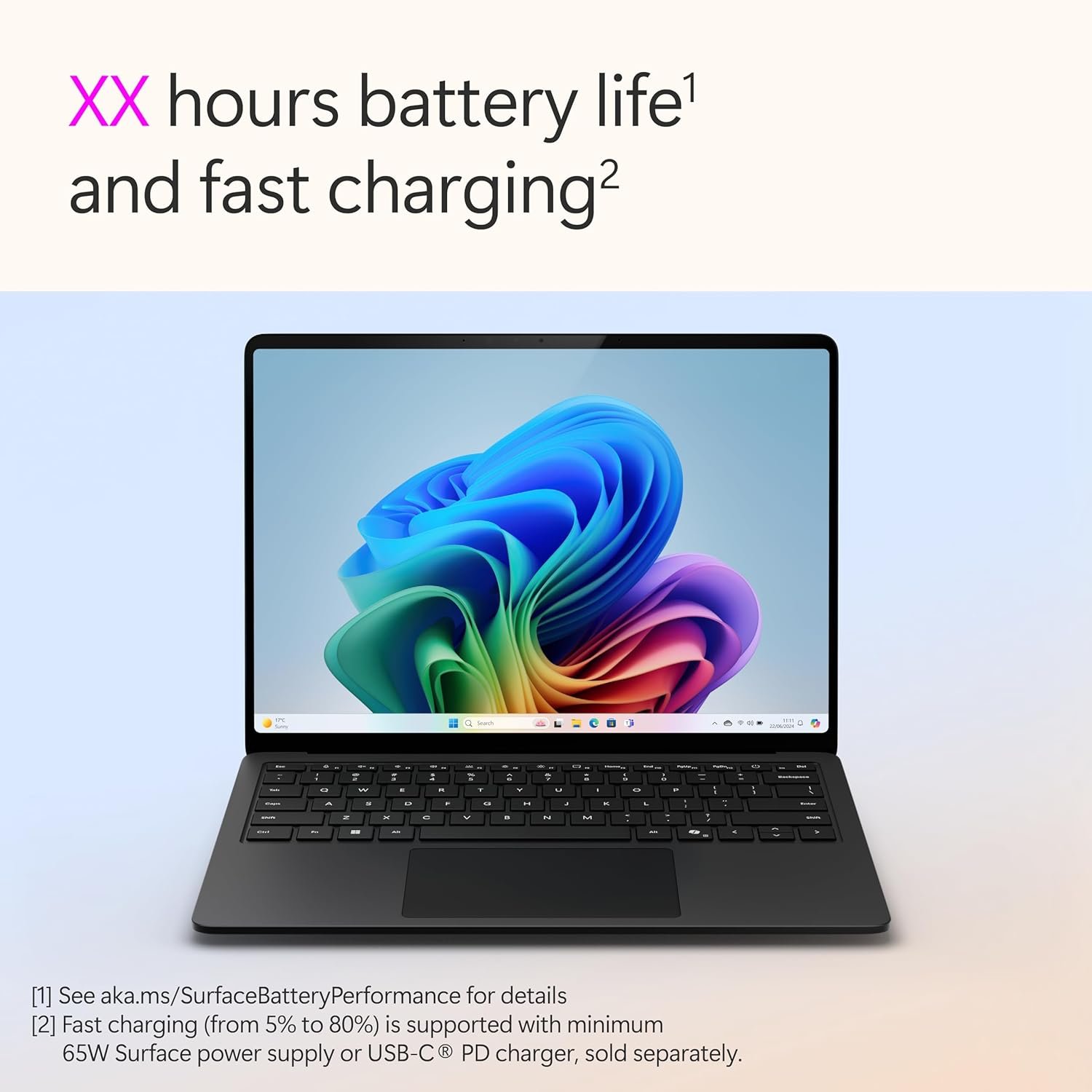 Microsoft Surface Laptop | Copilot+ PC | 13.8” Touchscreen | Snapdragon® X Plus | 16GB Memory | 512GB SSD | Latest Model, 7th Edition | Black - Image 11