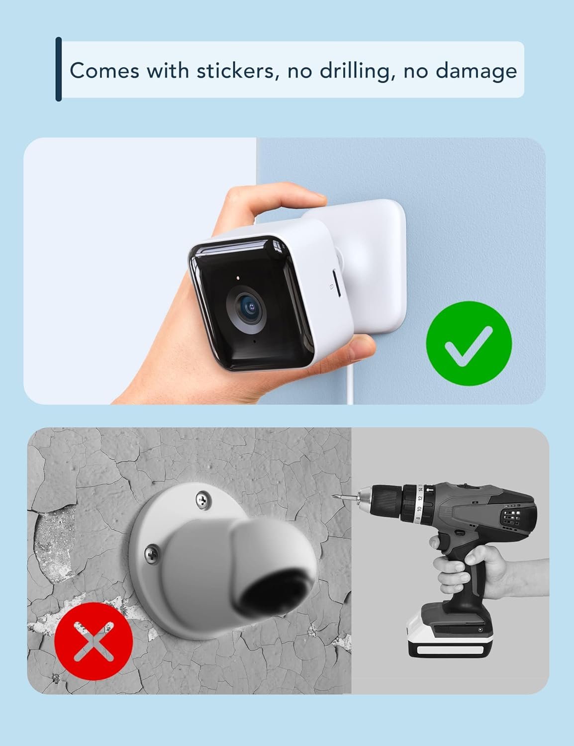 GNCC Indoor Camera 2K Security Camera 2 Packs CCTV Camera House Security, Home Security Cam, Motion/Sound Detection, 2-Way Audio, Night Vision, Real-Time Alert, SD&Cloud, 2.4G WiFi - Image 4
