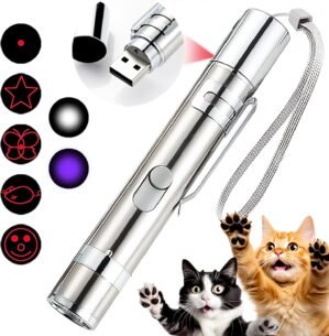 Cat Toys, 7 in 1 Function Red Point...
