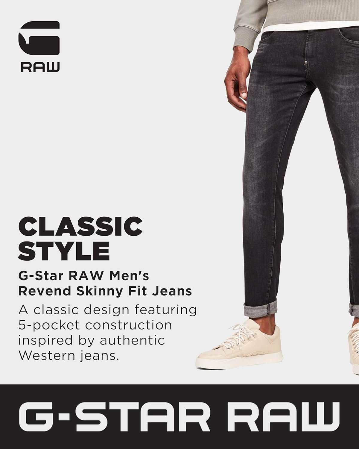 G-Star Men's Revend Skinny - Image 3