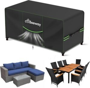 BEEWAY Garden Furniture Cover With ...