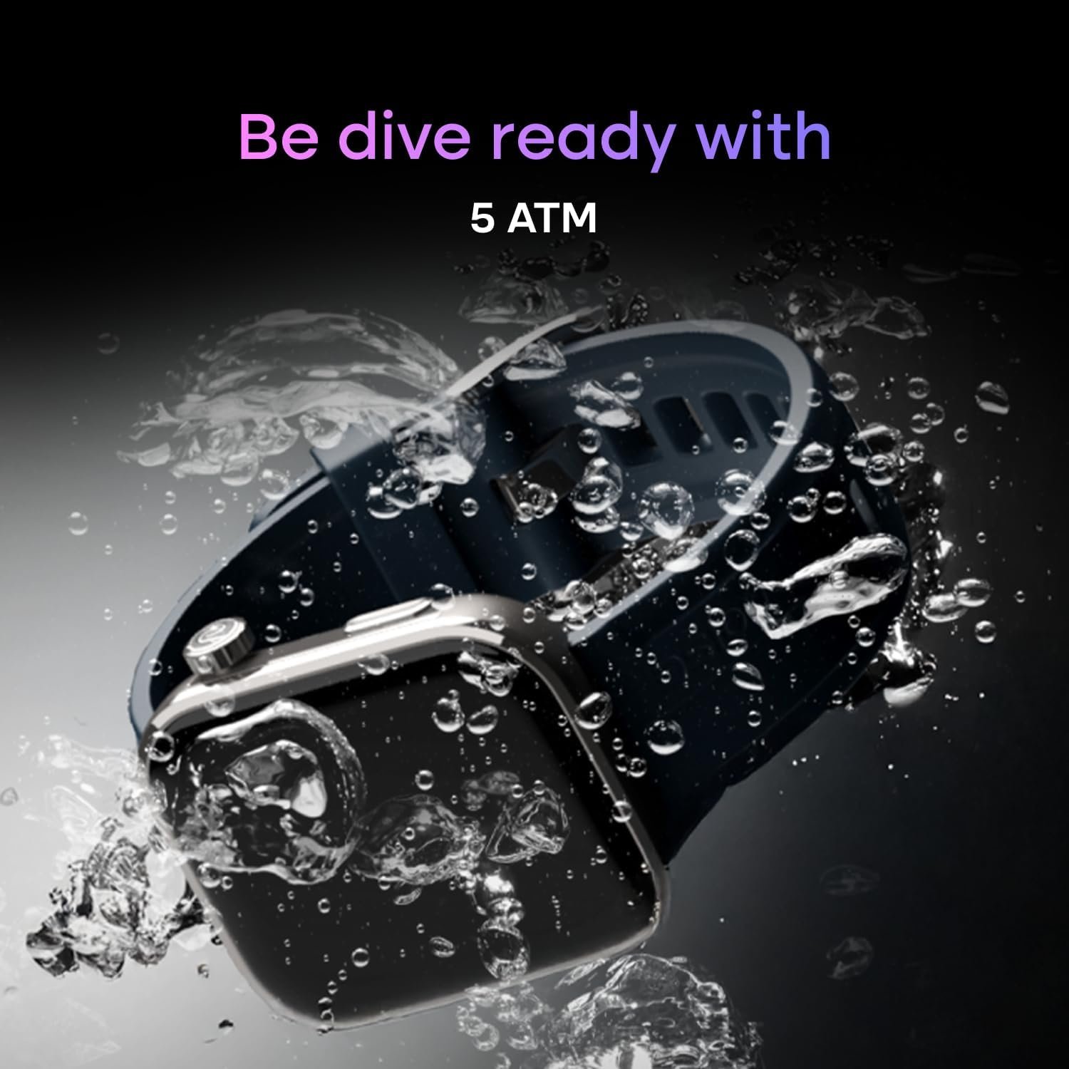 Noise ColorFit Pro 6 Max AI Enabled Smartwatch, 1.96" AMOLED, Built-In GPS, TWS Connectivity, Detail Insights, Advanced Processor, Health Tracking, Stainless Steel Build, 1Year Warranty (Chrome Black) - Image 9