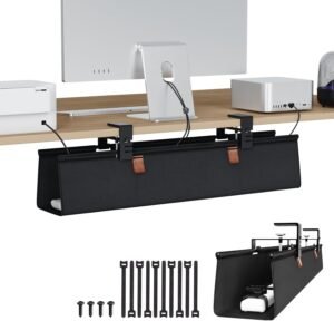 KEEGH Under Desk Cable Management T...