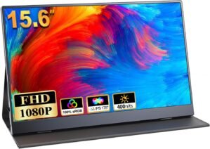 Portable Monitor 15.6”, 1080P...