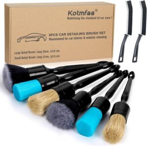 Car Detailing Brushes Set, 8X Auto ...