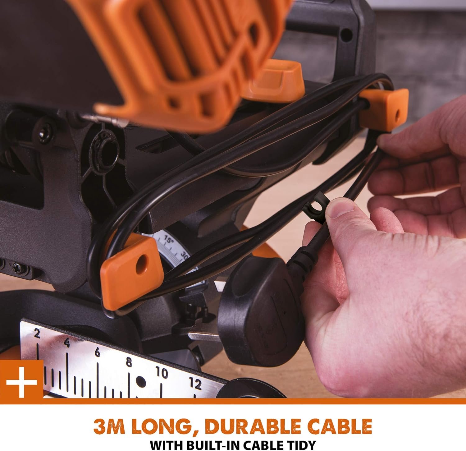 Evolution Power Tools R210SMS+ Sliding Mitre Saw With Multi-Material Cutting, Cuts Wood, Metal, Plastic & More, 45° Bevel, 50° Mitre, 230mm Slide, 1500 W (230 V) - Image 19