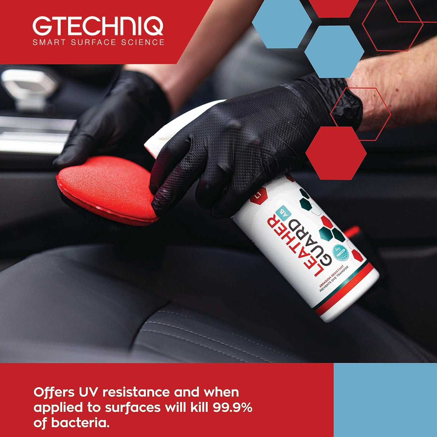 Gtechniq Leather Protector. L1 Leather Guard for Cars, Car Interior Protects Leather Seats from Abrasion and Stains. UV Resistant Lasts up to 12 Months - 500ml - Image 5