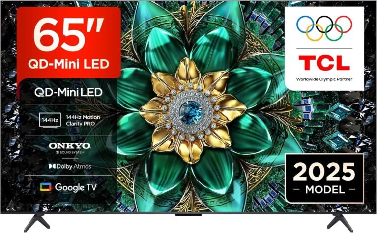 TCL 65Q6C-UK QD-Mini LED TV, 4K HDR...