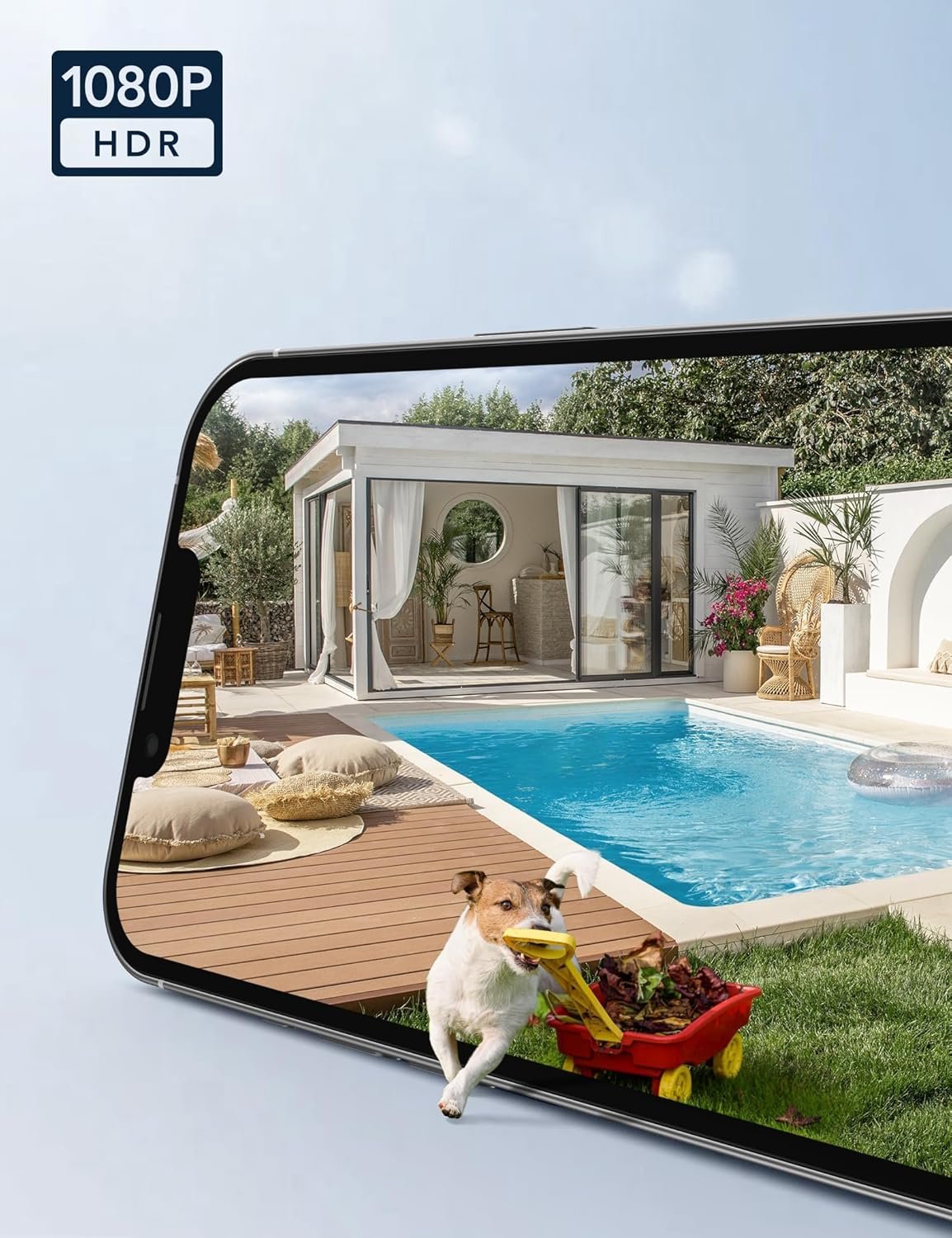 GNCC 1080P Home Security Camera Outdoor Surveillance with AI Motion Detection,360°View Pan-Tilt, 2.4G WiFi, Color Night Vision, IP65 Waterproof, 24/7 Recording, Two-Way Audio, Cloud & SD Card Storage - Image 7