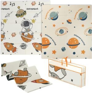 AIYAPLAY Baby Play Mat Double Sided...