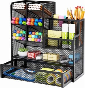 Marbrasse Mesh Desk Organiser,Stati...