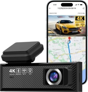 Miofive Mini S 4K HDR Dash Cam Fron...