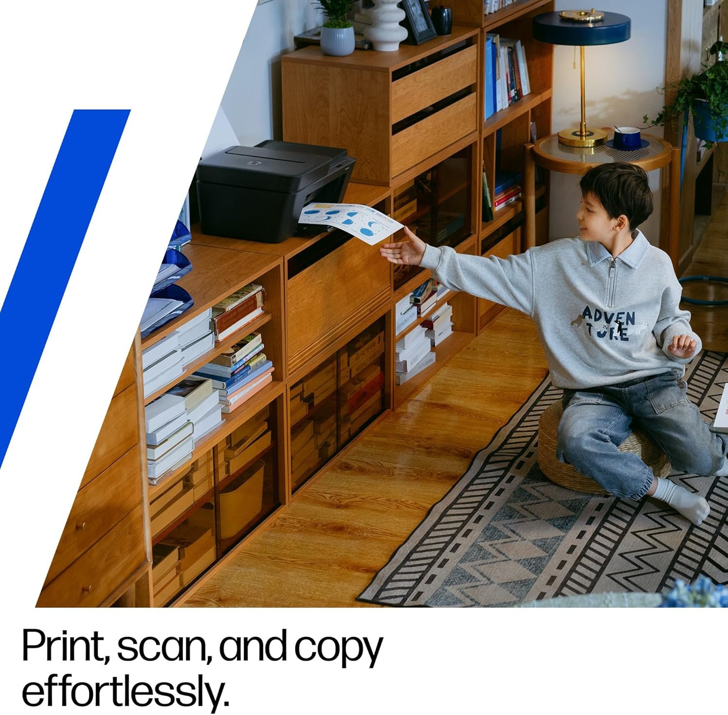 HP DeskJet 4310 All in One Printer | Wireless | Colour | Print, Scan & Copy | 3 Months of Instant Ink Included | Automatic document feeder | Dual- band WI-FI - Image 3