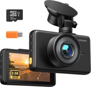 iZEEKER 2.5K Dash Cam, 1440P QHD Ca...
