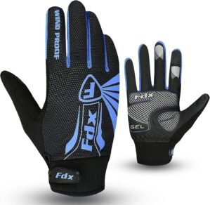 FDX Full Finger Winter Cycling Glov...