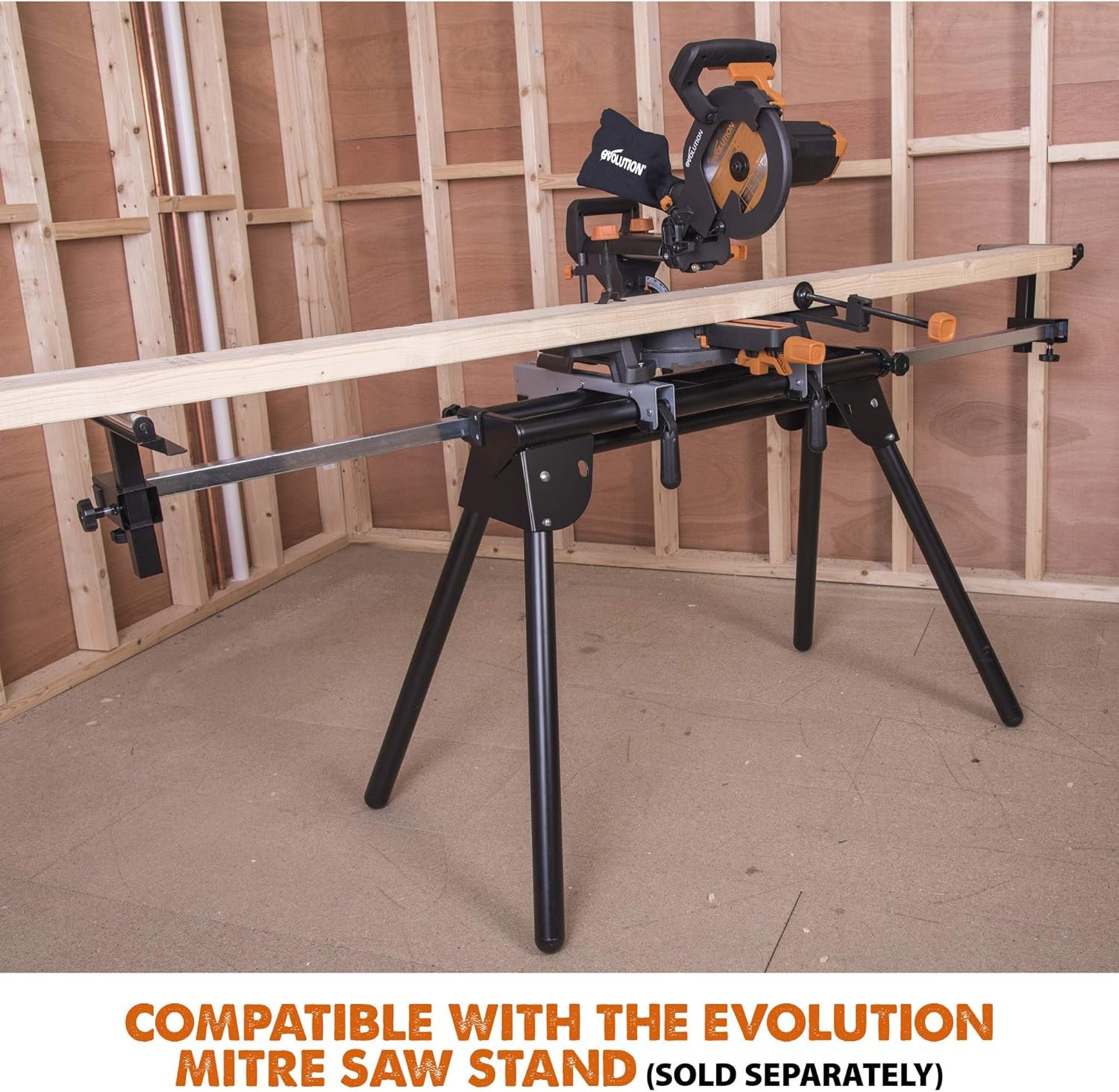 Evolution Power Tools R210SMS+ Sliding Mitre Saw With Multi-Material Cutting, Cuts Wood, Metal, Plastic & More, 45° Bevel, 50° Mitre, 230mm Slide, 1500 W (230 V) - Image 18