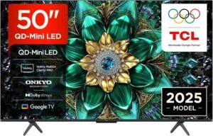 TCL 50Q6C-UK QD-Mini LED TV, 4K HDR...