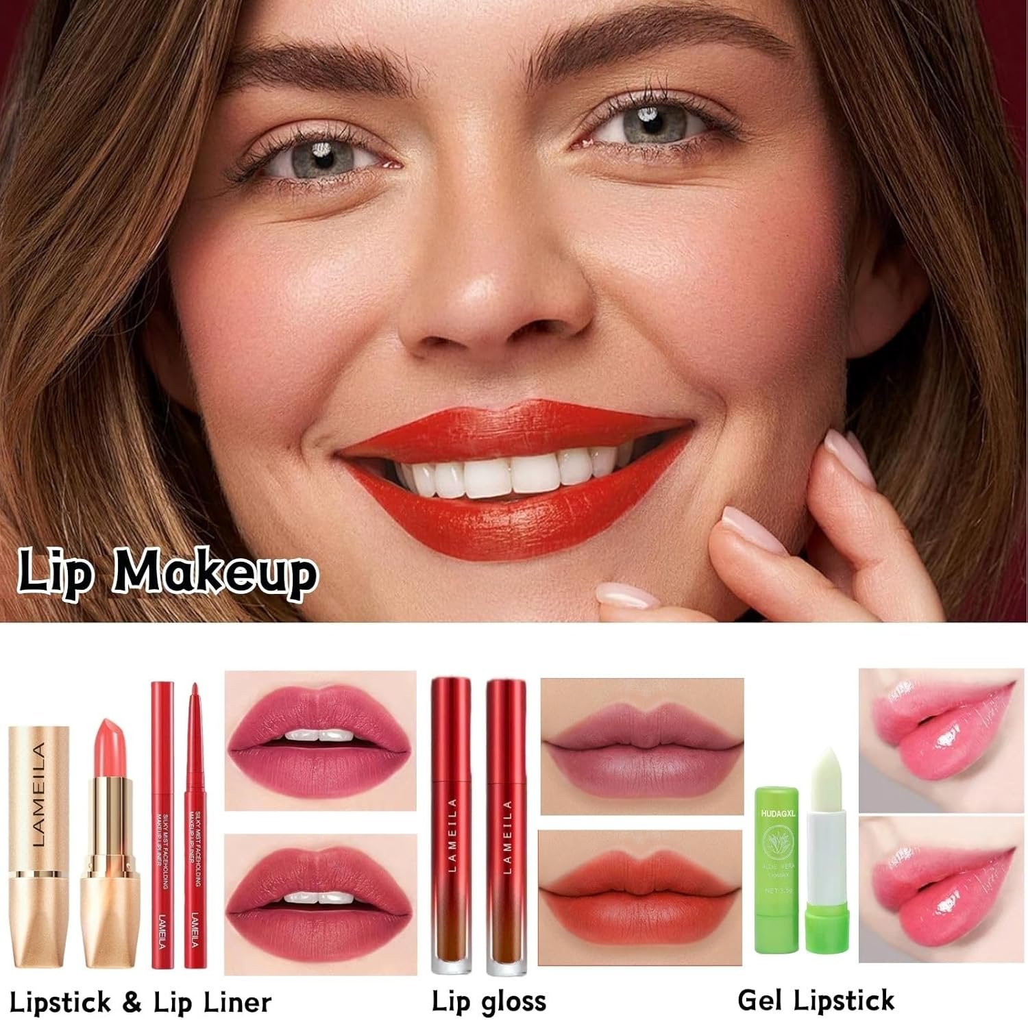 All in One Makeup Kit for Women Full Kit - 44PCS Professional Makeup Set with Foundation, Eyeshadow, Lipstick, Eyeliner - Complete Cosmetic Gift Set for Beginners and Professionals - Image 5