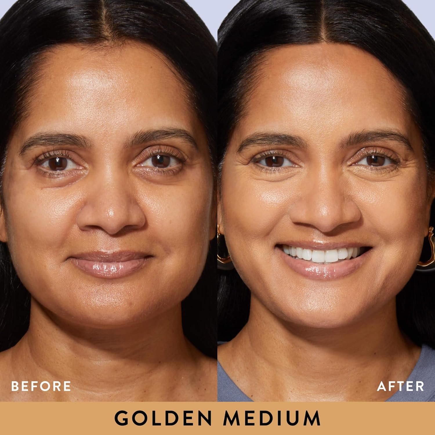 LAURA GELLER NEW YORK Award-Winning Baked Balance-n-Brighten Color Correcting Powder Foundation - Golden Medium - Buildable Light to Medium Coverage - Demi-Matte Natural Finish - Image 2